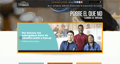Desktop Screenshot of comunicacionypobreza.cl
